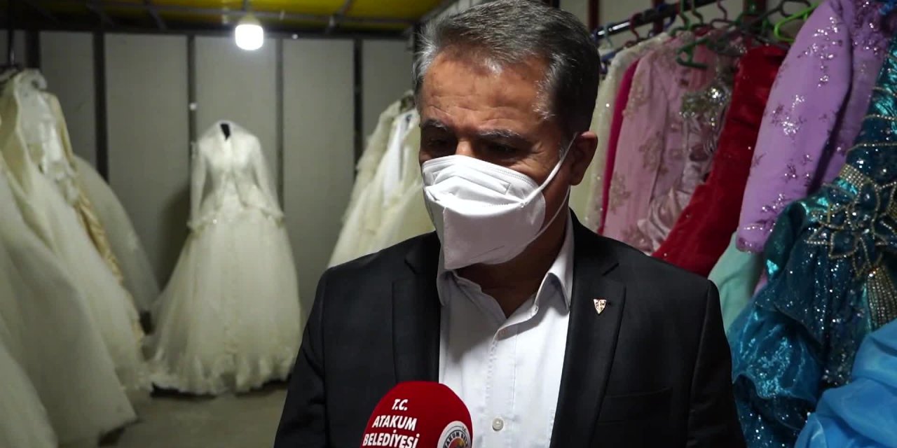 ATAKUM BELEDİYESİ'NDEN MUTLULUK DAYANIŞMASI: İHTİYAÇ SAHİPLERİNE GELİNLİK-DAMATLIK HİZMETİ