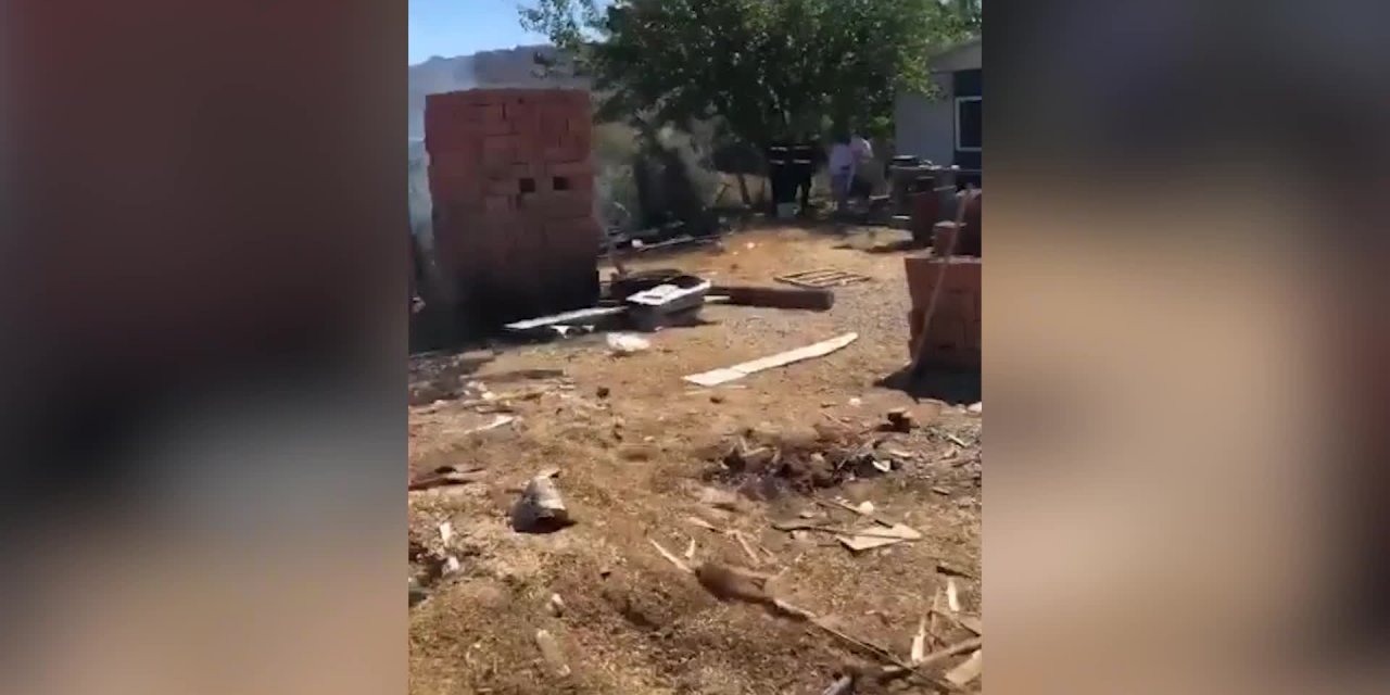 BODRUM'DA İSLAMHANELERİ’NDE KORKUTAN YANGIN
