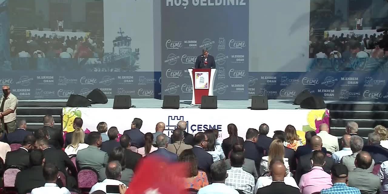 ÇEŞME'DE MİTİNG GİBİ MEYDAN AÇILIŞI