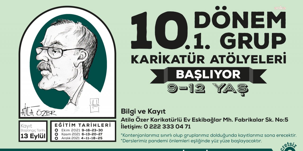 TEPEBAŞI'NDA KARİKATÜR ATÖLYELERİNE KAYITLAR BAŞLIYOR