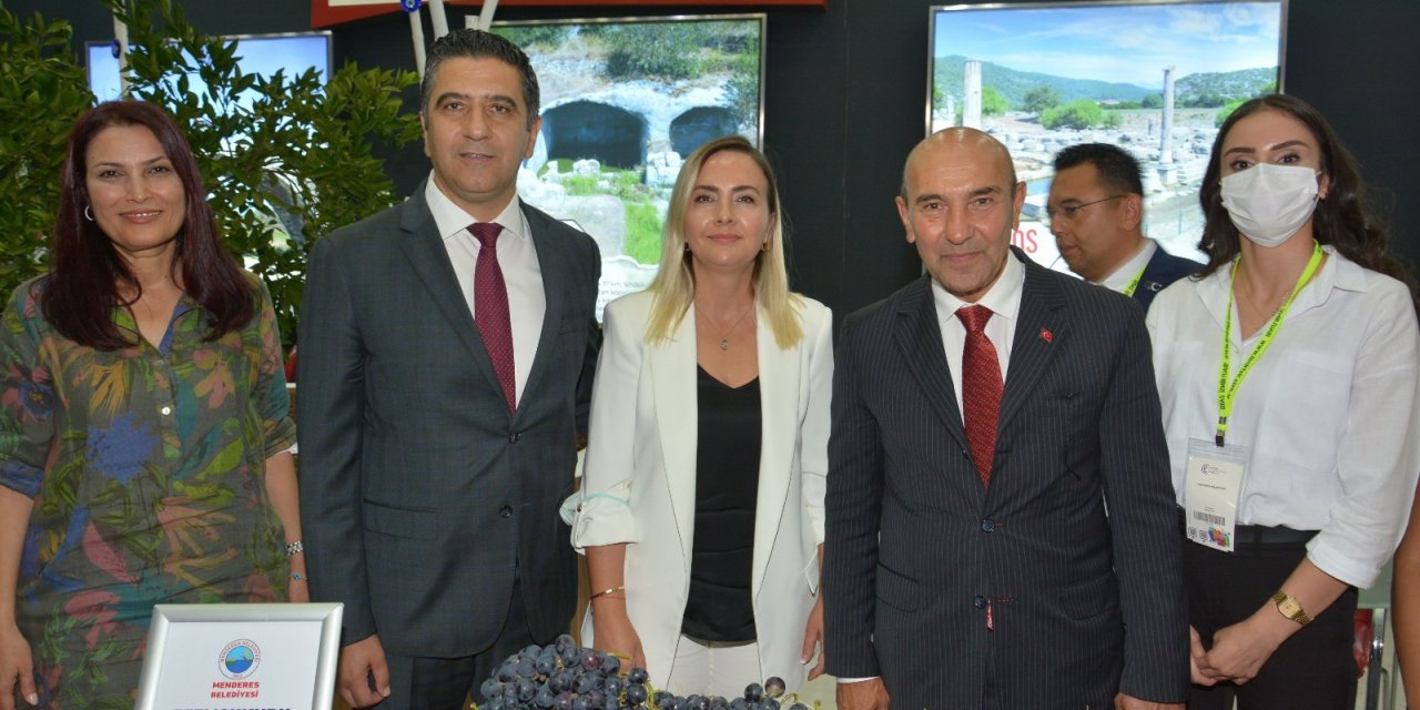 İEF'TE MENDERES BELEDİYESİ STANDINA YOĞUN İLGİ