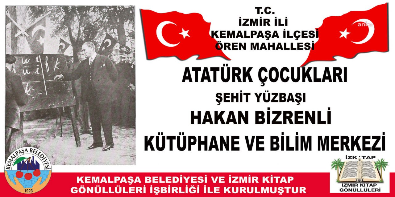 KEMALPAŞA BELEDİYESİ, ŞEHİT YÜZBAŞI BİZRENLİ'NİN ADINI ÖREN'DE AÇILACAK KÜTÜPHANEDE YAŞATACAK