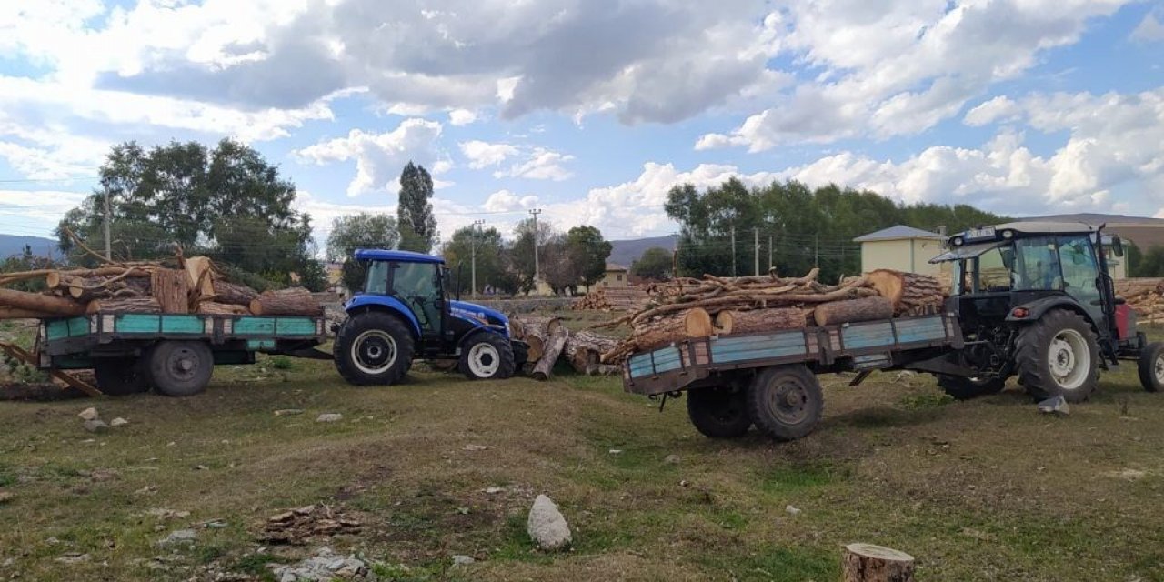 ARDAHAN GÖLE’DE KAÇAK AĞAÇ KESEN İKİ KİŞİ YAKALANDI