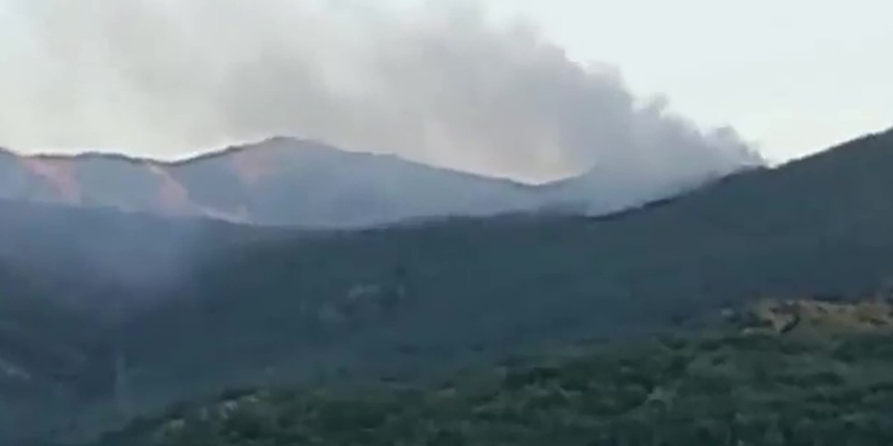 TUNCELİ OVACIK’TA ORMAN YANGINI ÇIKTI