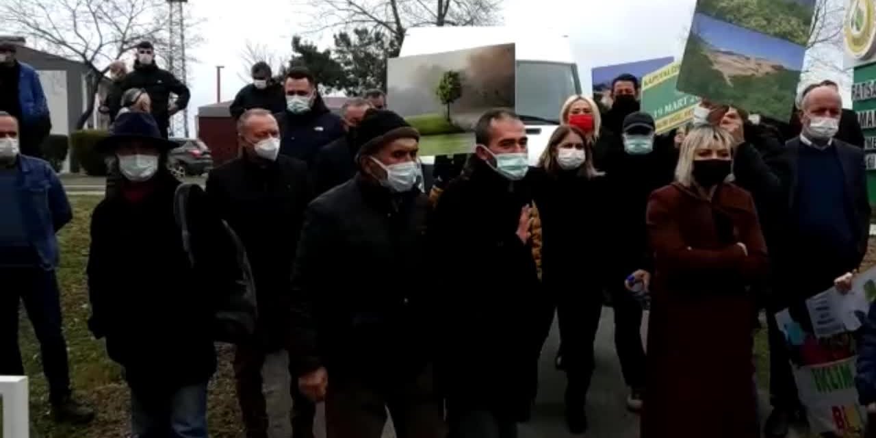 FATSA’DA KAPASİTE ARTIRIMINA GİDEN ALTIN MADENİİÇİN AĞAÇ KESİİLMESİNE TEPKİLER SÜRÜYOR