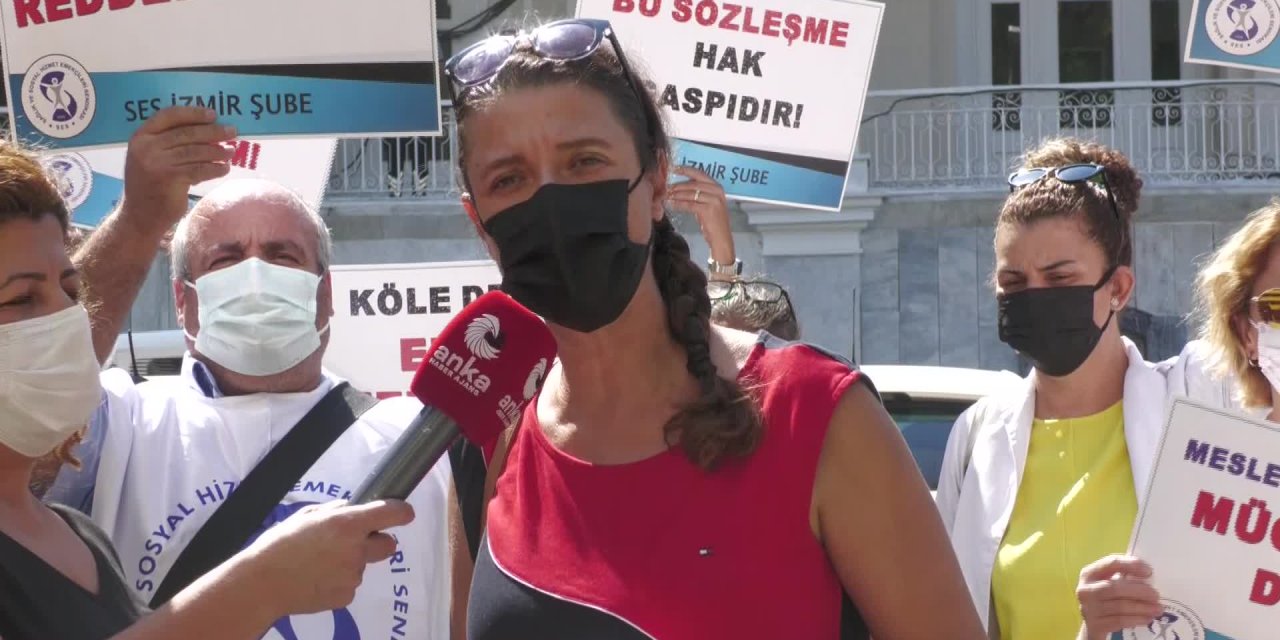 İZMİR'DE İŞ BIRAKTIKLARI İÇİN MAAŞLARINDA KESİNTİ YAPILAN AİLE HEKİMLERİİTİRAZ DİLEKÇESİ VERDİ