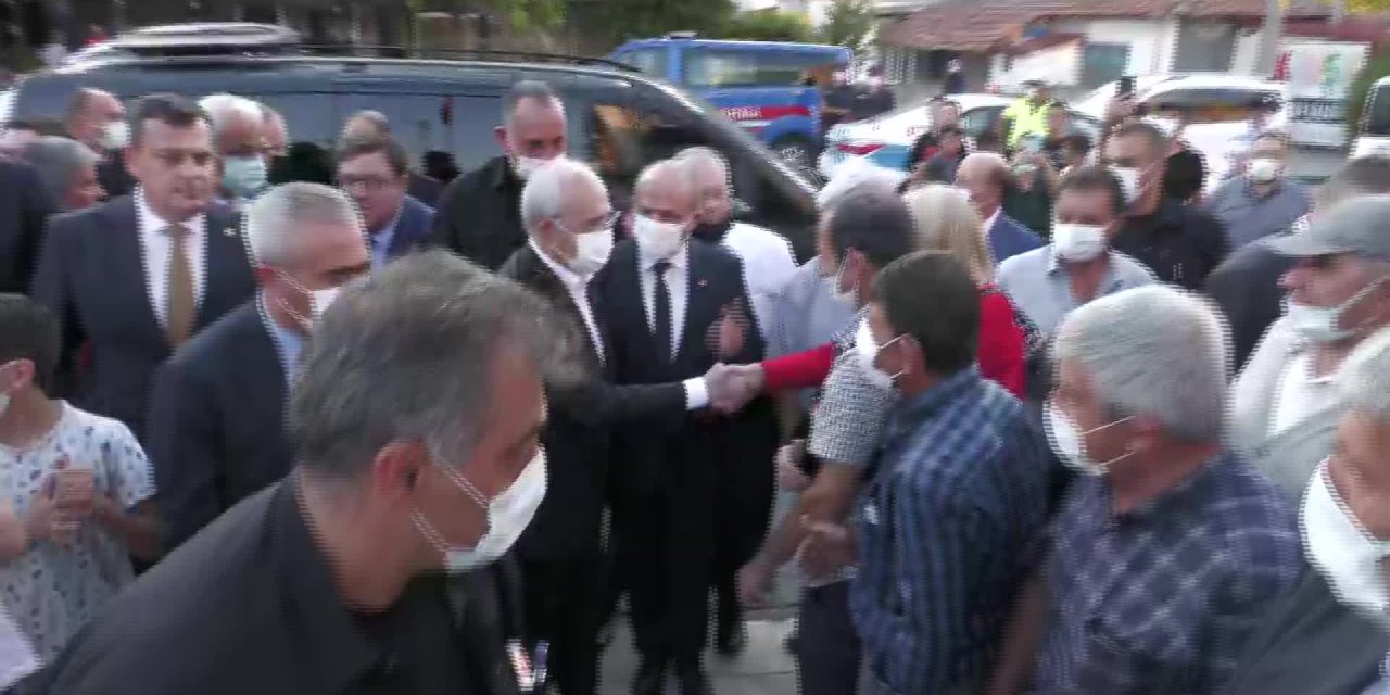 KILIÇDAROĞLU, BÜYÜKKARIŞTIRAN BELEDİYESİ'Nİ ZİYARET ETTİ