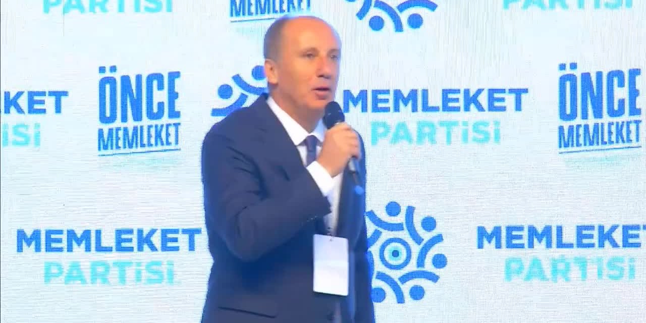 MUHARREM İNCE: "CUMHURBAŞKANI ADAY ADAYIYIM"