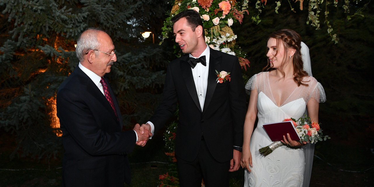 KILIÇDAROĞLU, VICTORIA VE CENAP ÇİFTİNİN DÜĞÜN TÖRENİNE KATILDI