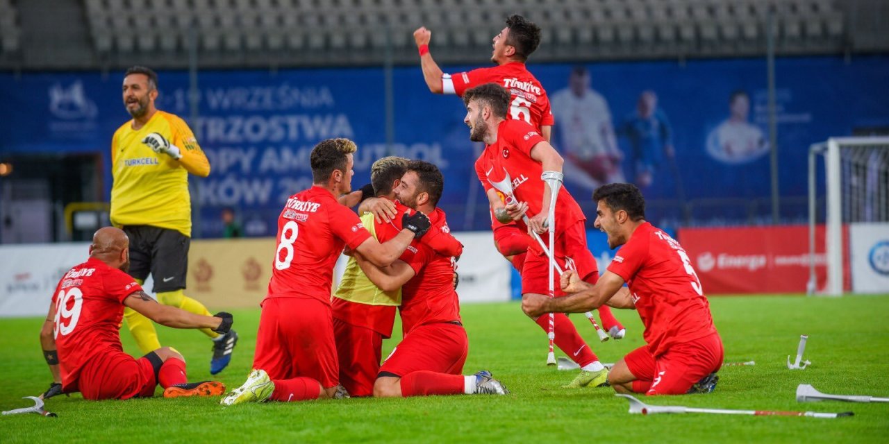 TÜRKİYE AMPUTE FUTBOL MİLLİ TAKIMI AVRUPA ŞAMPİYONU