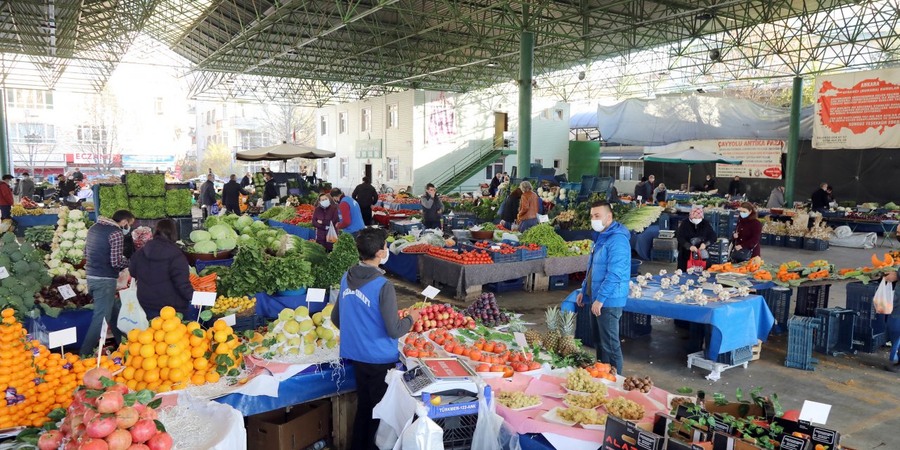 ÇANKAYA’DA PAZARLAR HAFTA İÇİ KURULACAK