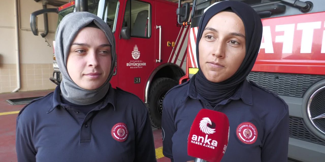 İSTANBUL İTFAİYESİ'NE ALINAN 37 KADIN İTFAİYE ERİ GÖREVİNE BAŞLADI: "KADIN İSTERSE HER ŞEYİ YAPAR"