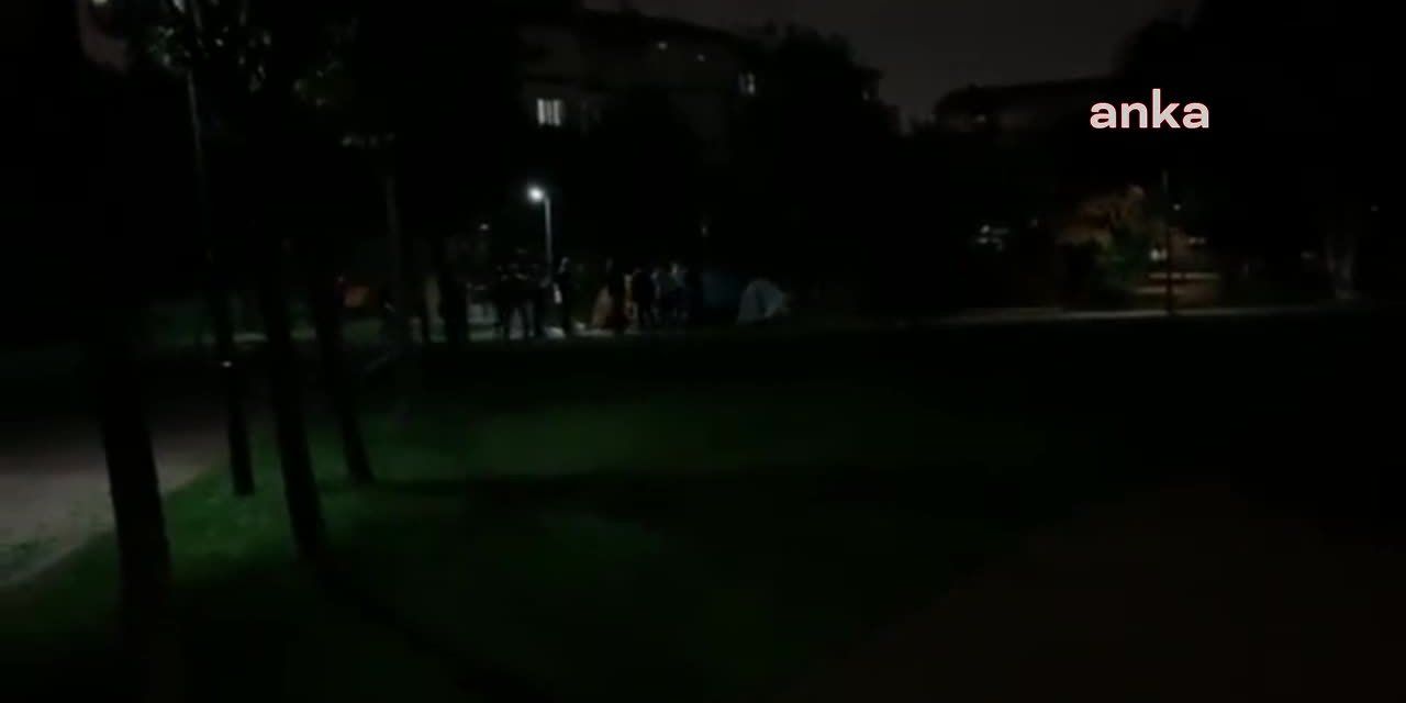 POLİSE GÖRE ÖĞRENCİLER PARKI İŞGAL ETMİŞ