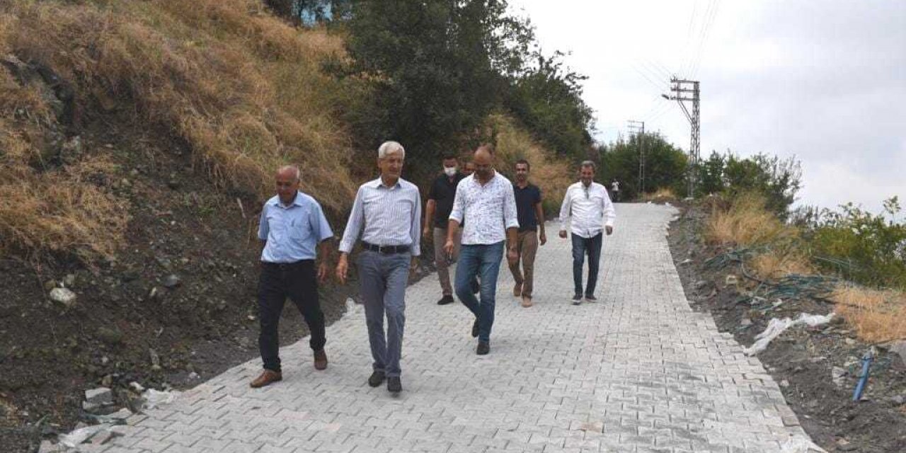 ARSUZ BELEDİYE BAŞKANI GÜVEN, DEVAM EDEN ÇALIŞMALARI YERİNDE İNCELEDİ