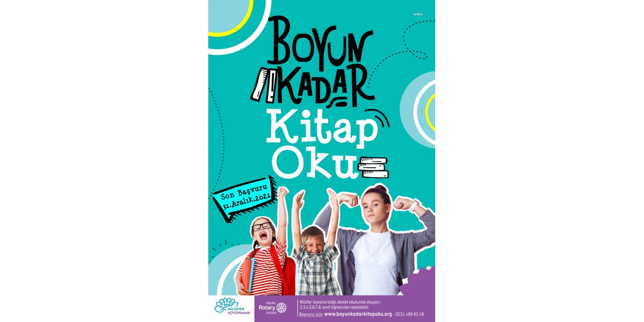 NİLÜFER BELEDİYESİ'NDEN "BOYUN KADAR OKU" ETKİNLİĞİ