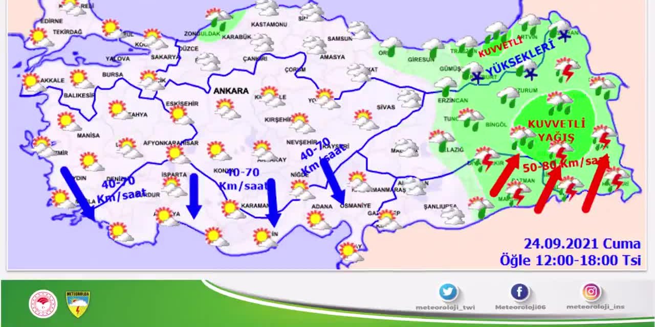 METEOROLOJİDEN, ORTA VE DOĞU KARADENİZ'DE FIRTINA UYARISI