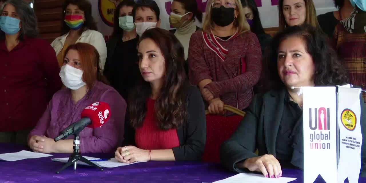 HABER SEN KADIN SEKRETERİ NOYAN KOLUMAN AÇIKLADI: “PTT’DE GÜVENCESİZ KADIN EMEKÇİ, FİRMA YETKİLİSİ TARAFINDAN NEFESİNİ KESMEKLE TEHDİT EDİLMİŞTİR”