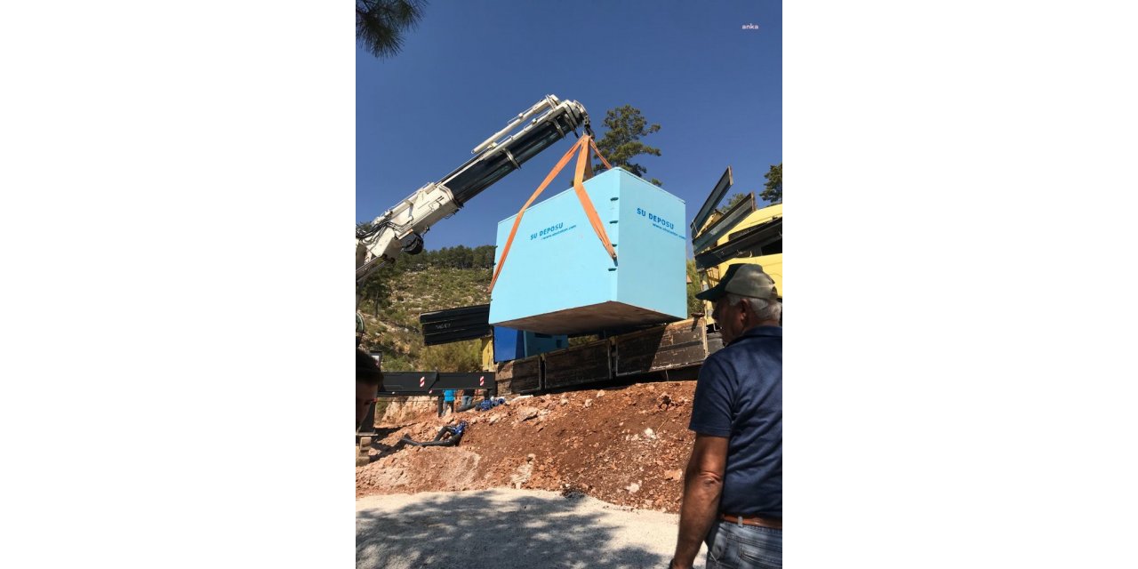 ANTALYA’DA İÇME SUYU SORUNUNA PORTATİF DEPO ÇÖZÜMÜ