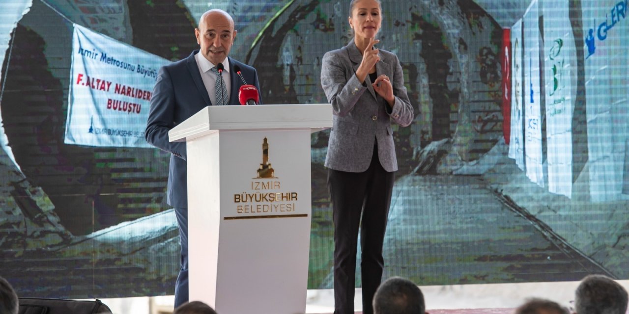 İZMİR NARLIDERE METROSU'NDA 14.5 KİLOMETRELİK TÜNEL İNŞAATI TAMAMLANDI