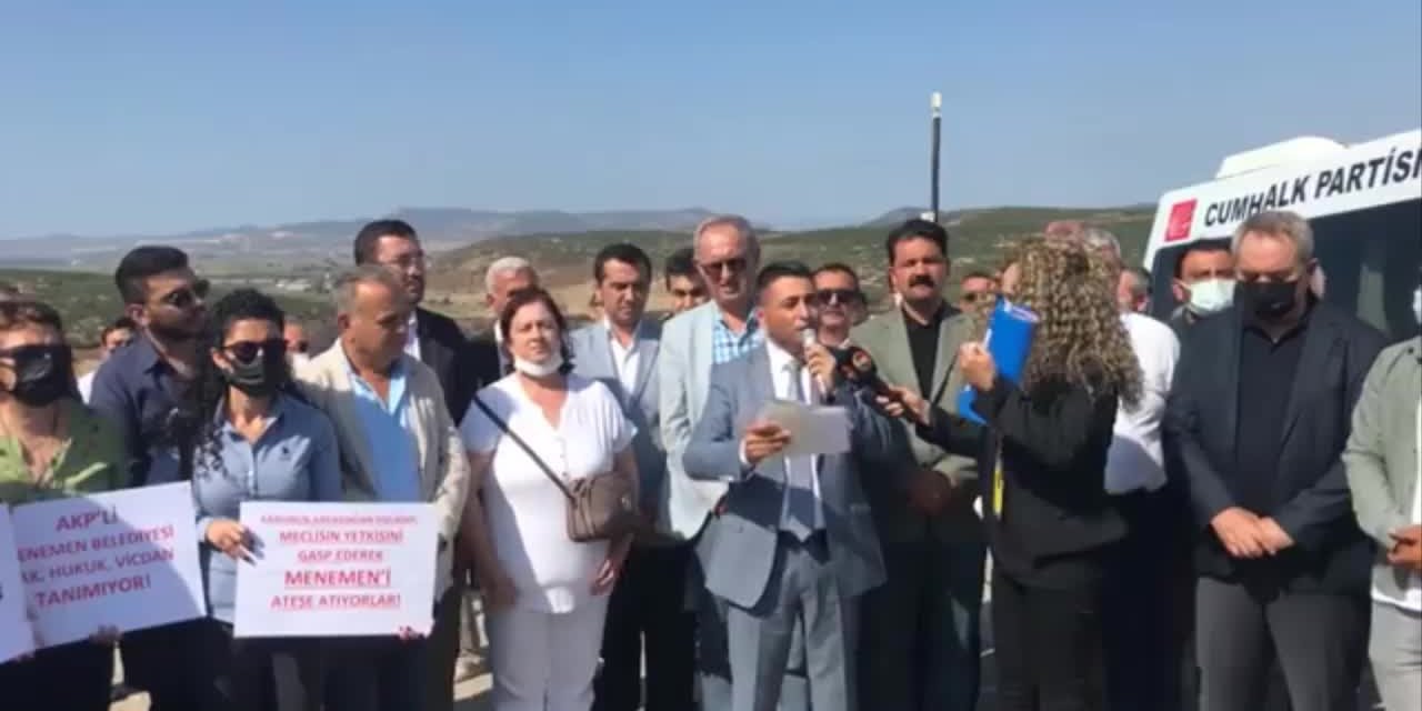 AKP'Lİ BELEDİYEYE 1.6 MİLYARLIK SATIŞ TEPKİSİ: "MENEMEN'İN GELECEĞİNİ KARARTIYORLAR"