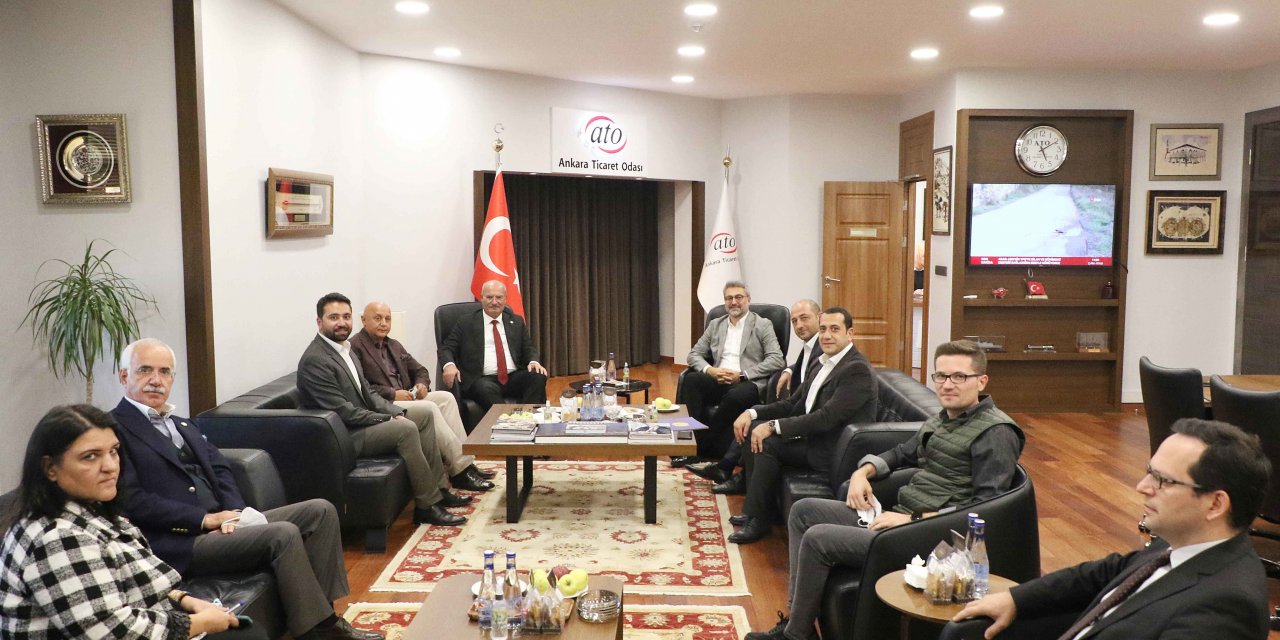 ATO BAŞKANI BARAN, GETİR'İN YÖNETİMİYLE BULUŞTU