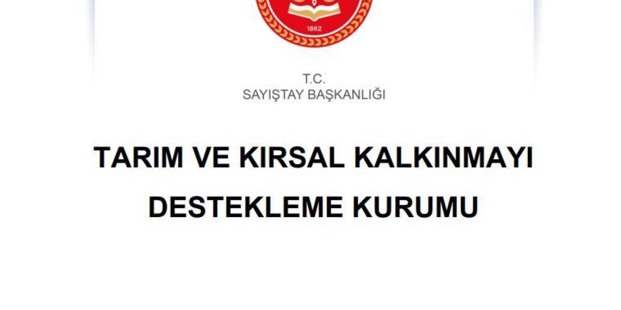 SAYIŞTAY’A GÖRE TARIM BAKANLIĞI’NIN 6 YILDIR DOĞRU KIRSAL TANIMI YOK: "KAYNAKLARIN YÖNLENDİRİLMESİNDE ŞÜPHE GETİRİR"