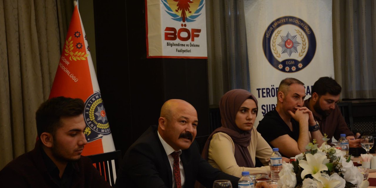 IĞDIR EMNİYET MÜDÜRÜ YONCA, ÜNİVERSİTE ÖĞRENCİLERİNİ MİSAFİR ETTİ