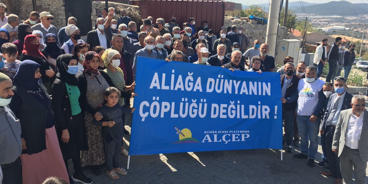 ALİAĞA'DA CÜRUF TEPKİSİ