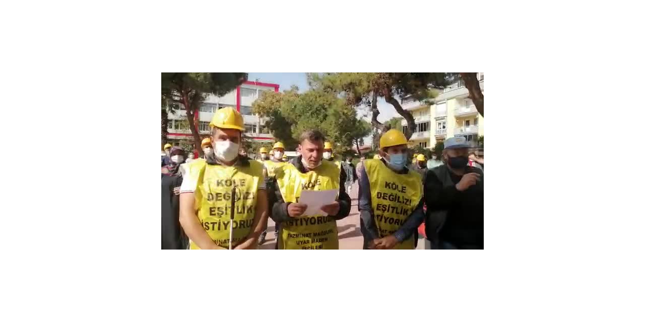 UYAR MADENCİLİK İŞÇİLERİ: “İŞ KAZASI VE ÖLÜM TAZMİNATLARI ÖDENMEDEN SOMALI MADENCİLERİN TAZMİNAT SORUNU BİTMEZ"