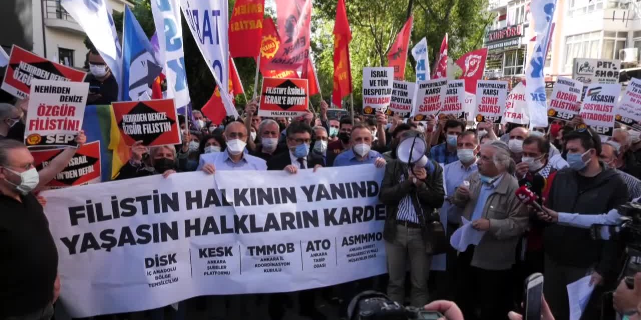ANKARA’DA İSRAİL PROTESTO EDİLDİ: ZAYIF ÇAĞRILAR SORUNU ÇÖZMEZ