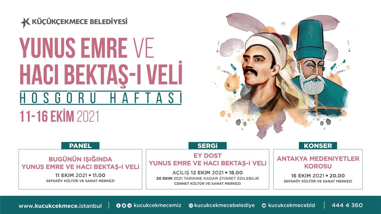 HACI BEKTAŞ-I VELİ VE YUNUS EMRE’NİN IŞIĞINDA HOŞGÖRÜ HAFTASI ETKİNLİKLERİ BAŞLIYOR