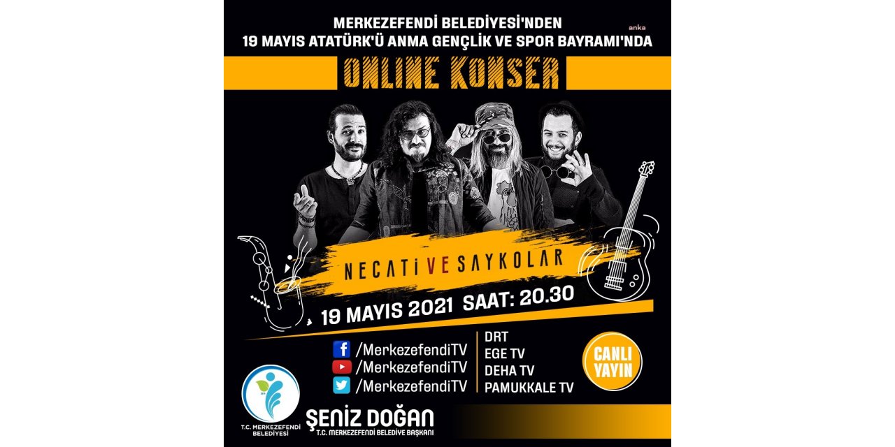 19 MAYIS COŞKUSU MERKEZEFENDİ’DE YAŞANACAK