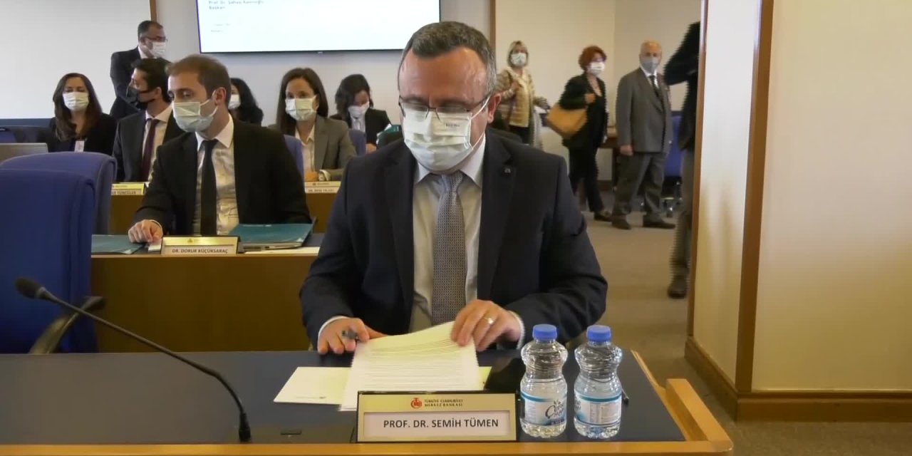 MERKEZ BANKASI’NDA GÖREVDEN ALINAN BAŞKAN YARDIMCISI TÜMEN, PAZARTESİ GÜNÜ KAVCIOĞLU İLE BİRLİKTE MECLİS’TEYDİ