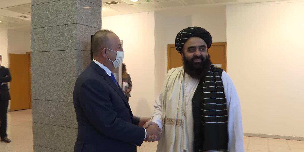 DIŞİŞLERİ BAKANI ÇAVUŞOĞLU, TALİBAN HEYETİİLE BİR ARAYA GELDİ