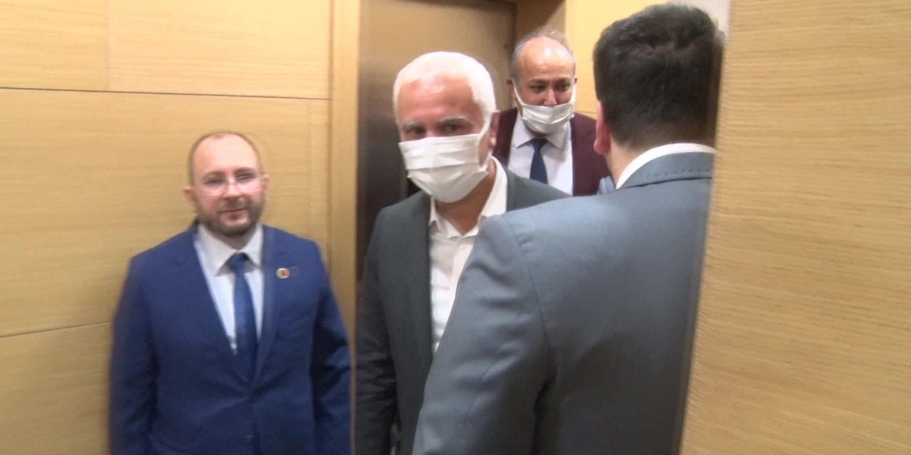 İYİ PARTİLİ AYDIN, BTP GENEL BAŞKANI HÜSEYİN BAŞ İL E GÖRÜŞTÜ