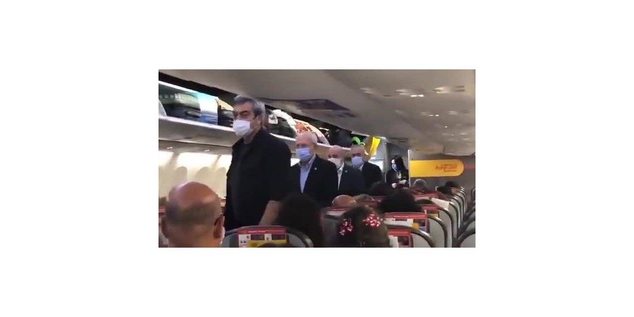 MUĞLA'DAN ANKARA'YA TARİFELİ UÇAKLA DÖNEN KILIÇDAROĞLU EKONOMİ SINIFINDA UÇTU