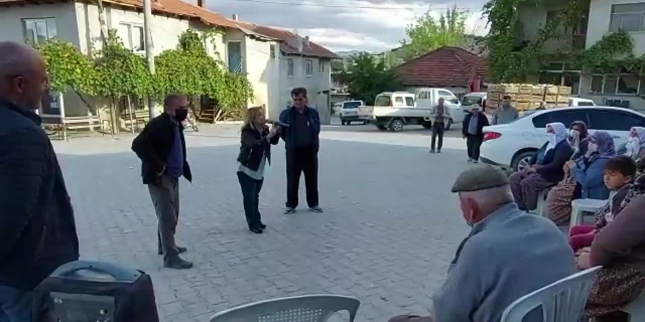 DEREKÖY’ÜN MADENE KARŞI MÜCADELESİ SÜRÜYOR: MEYVE AĞAÇLARI MADENE KURBAN OLABİLİR