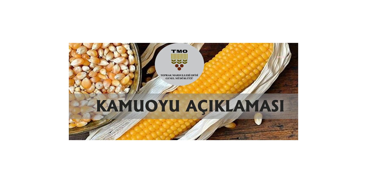 TMO: YEMLİK MISIR KASIMDA 2,500 TL'DEN SATIŞA ÇIKARILACAK