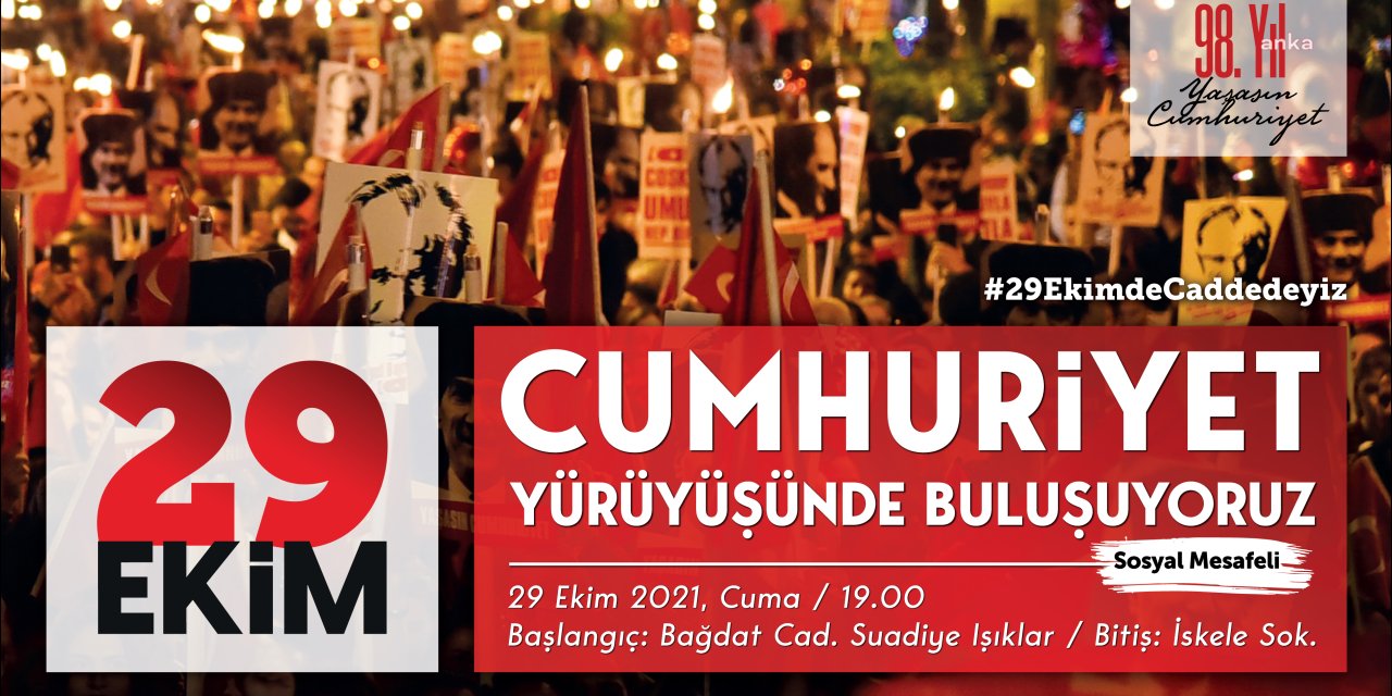 KADIKÖY, CUMHURİYET BAYRAMINI COŞKUYLA KARŞILIYOR