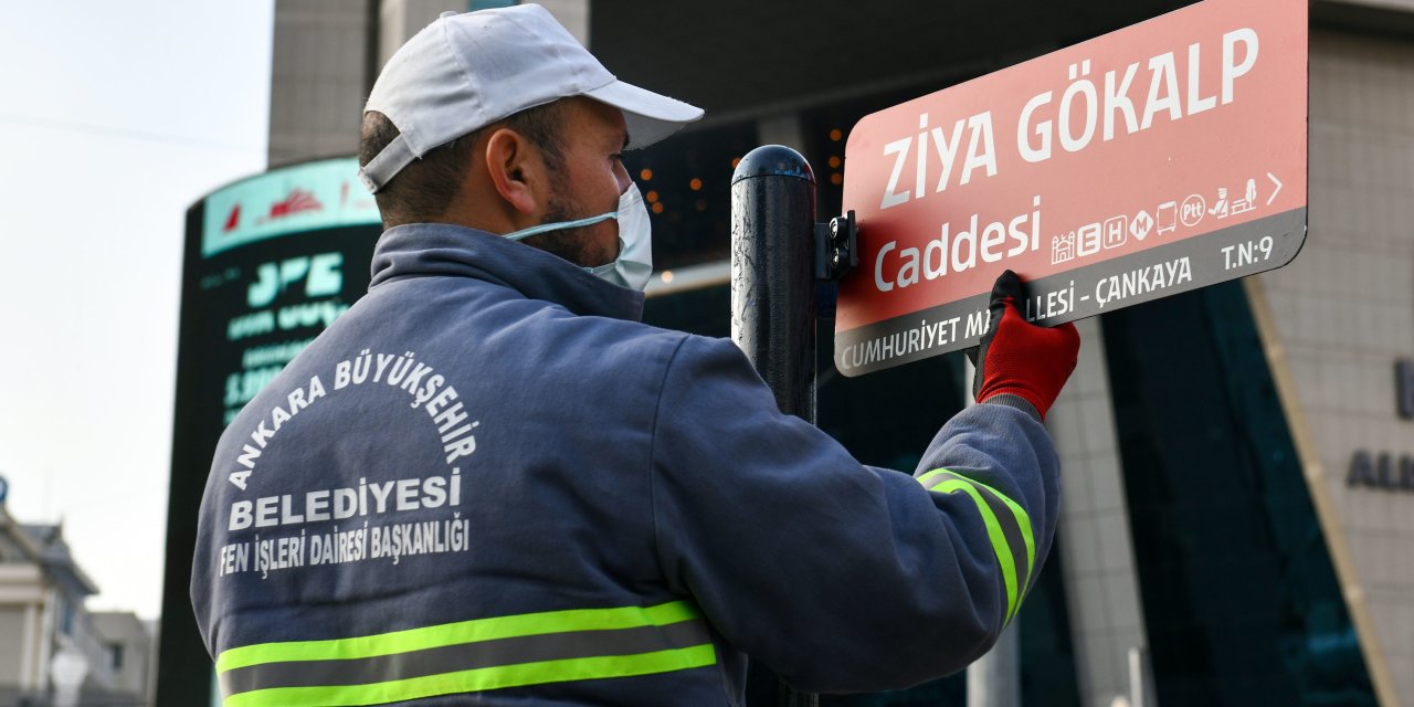 YENİ ANKARA FONTU CADDE VE SOKAK TABELALARI İLE BULUŞUYOR