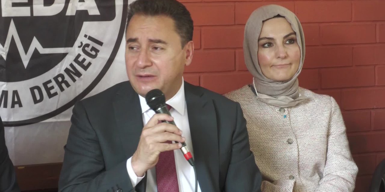 BABACAN İZMİR'DE DEPREMZEDELERLE BİR ARAYA GELDİ: "PARTİZAN BAKIŞ AÇISIYLA SORUNLAR ÇÖZÜLMEZ"