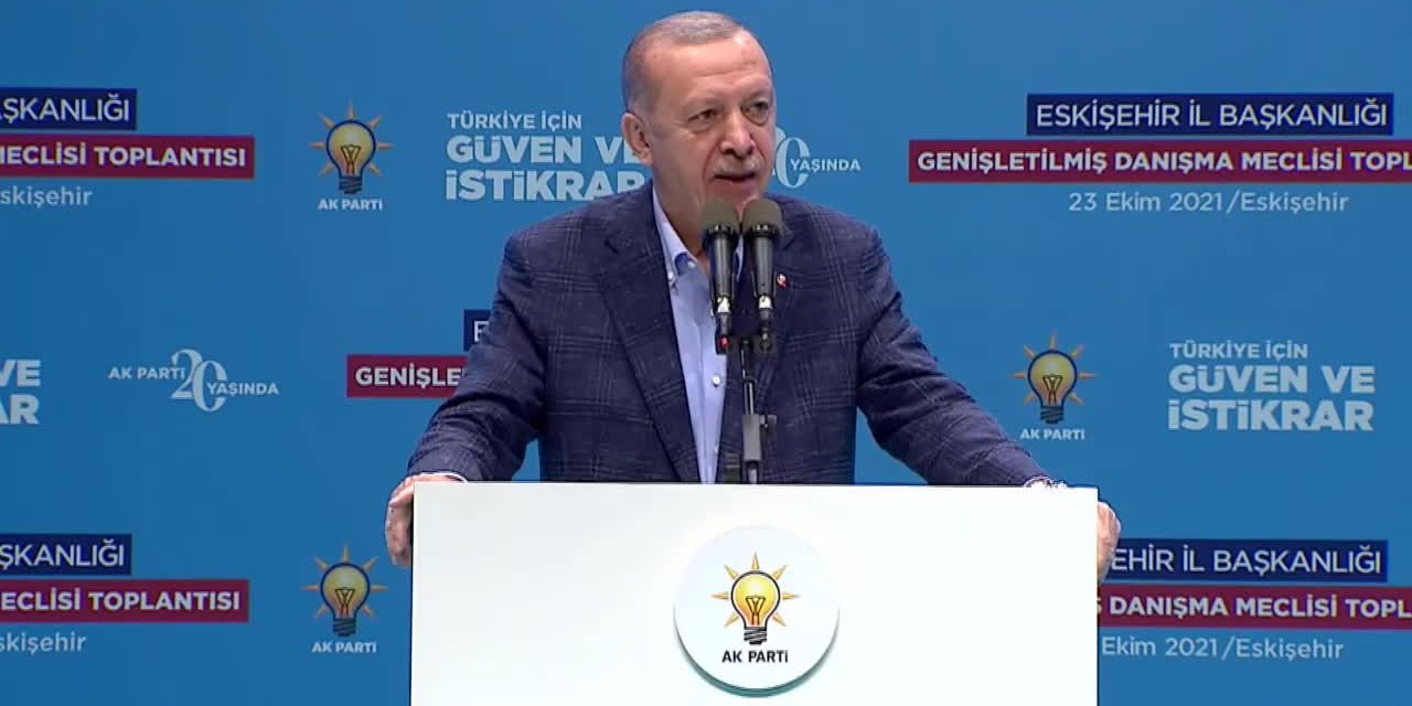 ERDOĞAN: "BİZİM YOLUMUZ ESKİŞEHİR’İ FETHEDEN İKİNCİ KILIÇARSLAN’IN YOLUDUR"