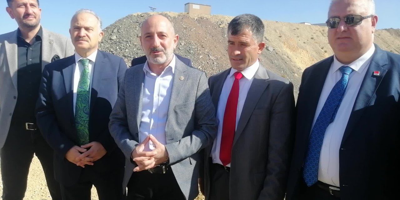CHP HEYETİ MAMAK'TA, ÖZTUNÇ MADEN SAHASINI HOLLYWOOD'A BENZETTİ: "KUTLUDÜĞÜN RANT İÇİN FİLM PLATOSU HALİNE GELMİŞ"