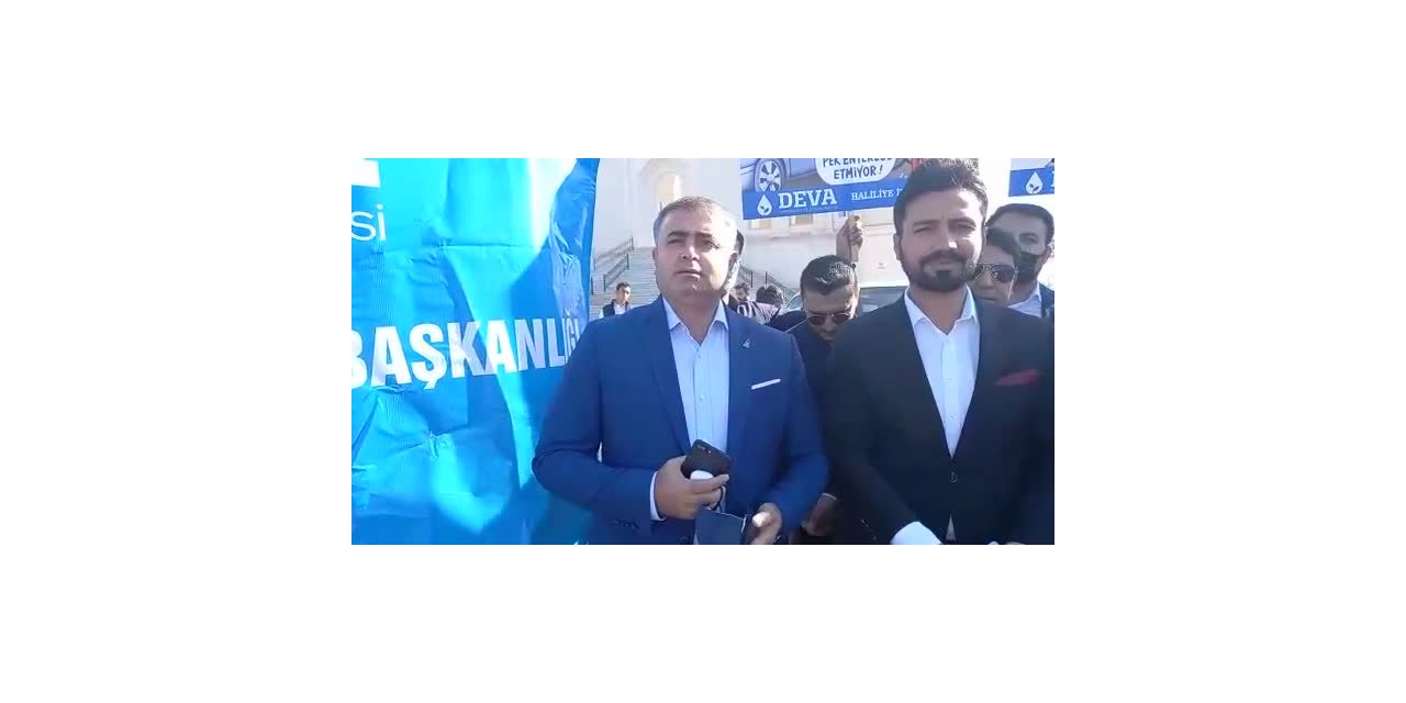 DEVA PARTİSİ’NDEN ŞANLURFA’DA AT ARABALI AKARYAKIT PROSTESTOSU