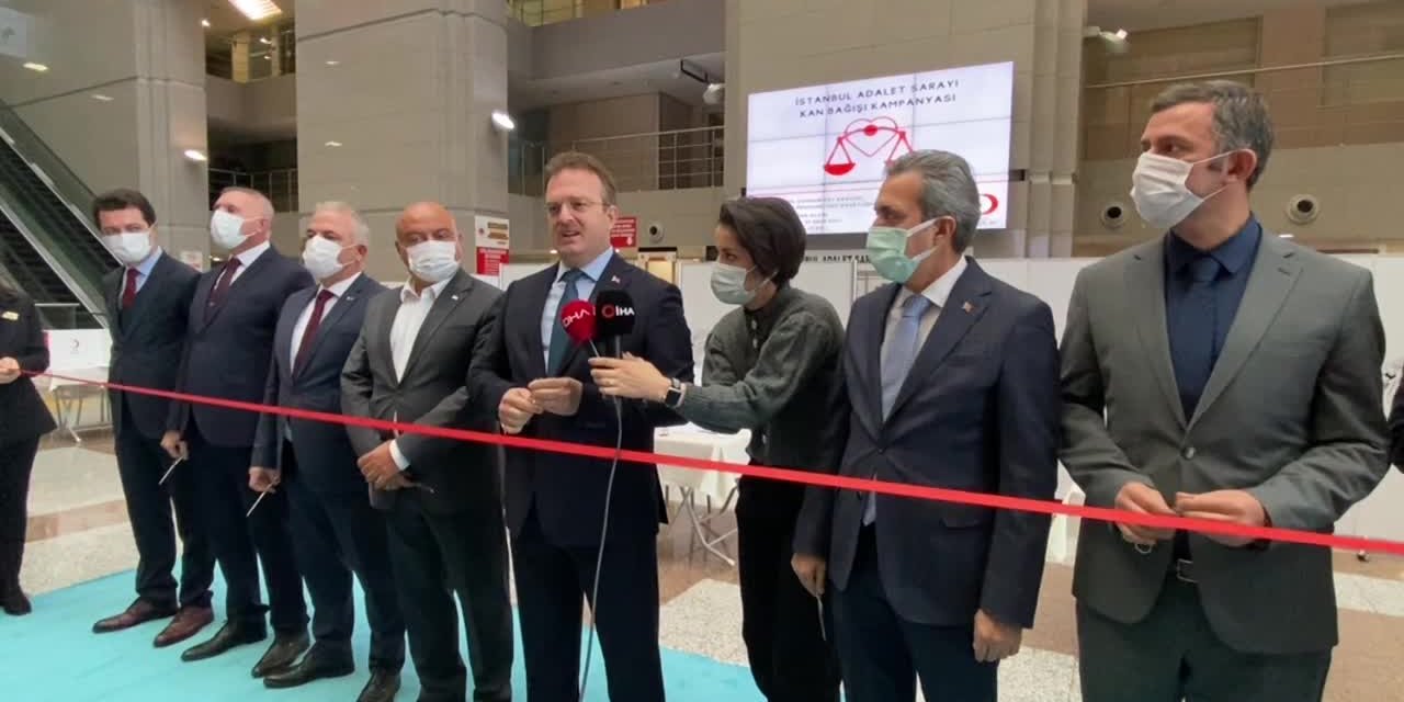 KIZILAY'IN İSTANBUL ADALET SARAYI'NDAKİ KAN BAĞIŞI KAMPANYASI TEKRAR BAŞLADI