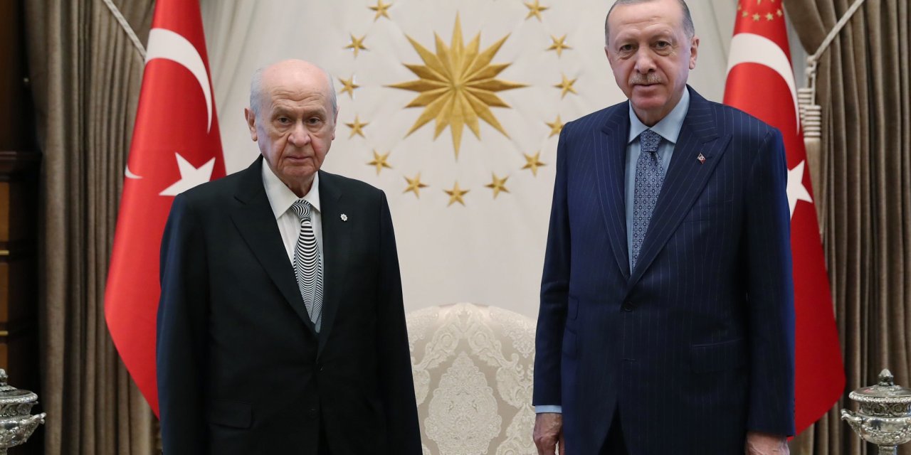 ERDOĞAN, BAHÇELİİLE GÖRÜŞTÜ