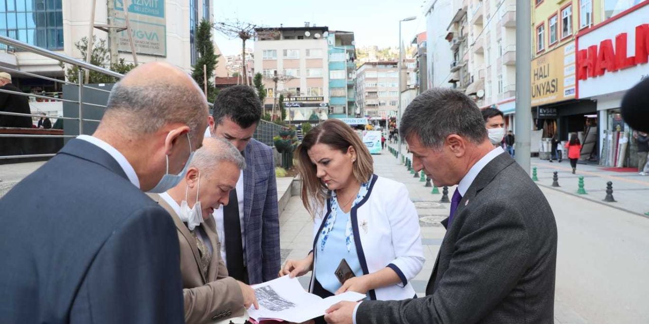 İZMİT BELEDİYE BAŞKANI HÜRRİYET: "BURAYI KATLETMEYİN, ESNAFI MAĞDUR ETMEYİN"
