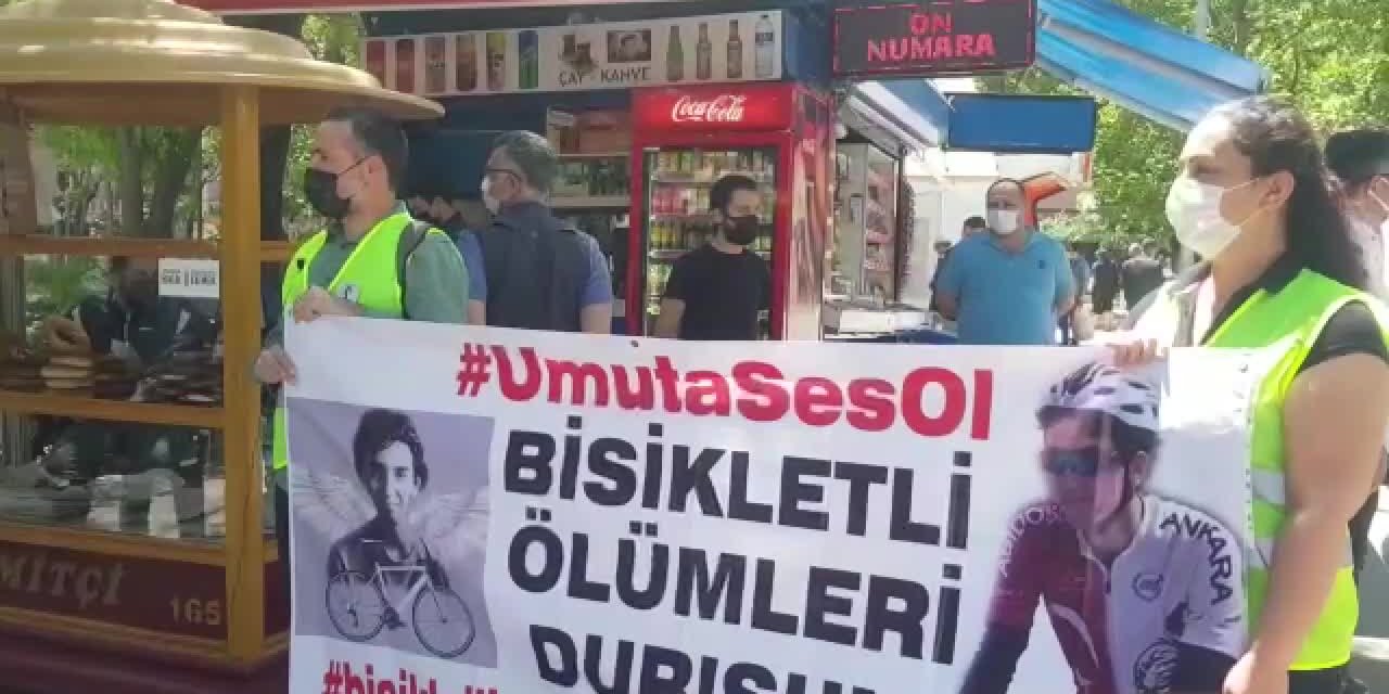 BİSİKLET SPORCUSU UMUT’UN AİLESİ“ADALET NÖBETİ” BAŞLATTI