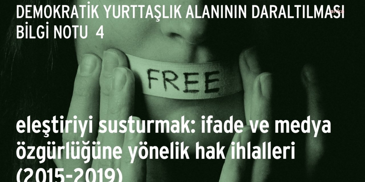 TİHV: SON 5 YILDA İFADE VE MEDYA ÖZGÜRLÜĞÜNÜ KULLANAN 2 BİN 801 KİŞİ TUTUKLANDI