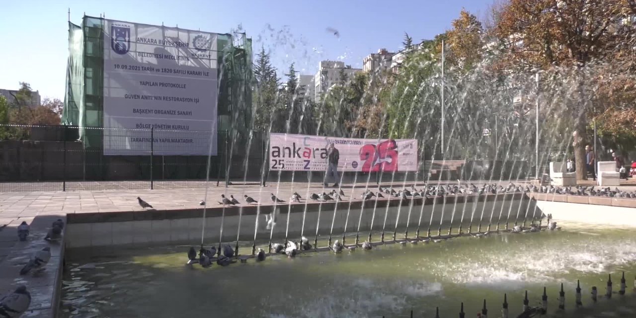 ANKARA BÜYÜKŞEHİR BELEDİYESİ, KIZILAY GÜVEN ANITI'NI RESTORE EDECEK
